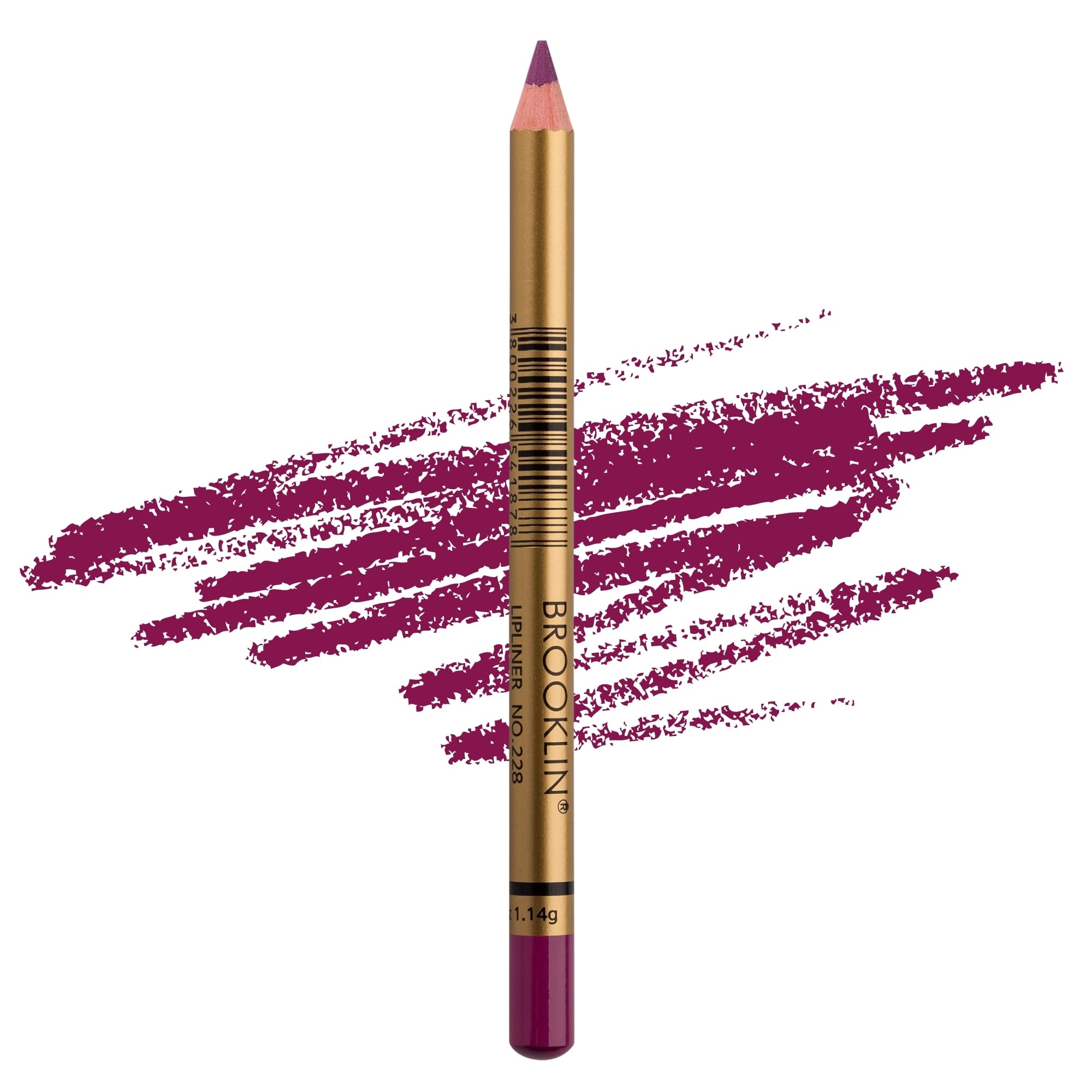 IMPALA | Brooklin Waterproof Lipliner Color Fuchsia Mate 228 | Permanent lip profiler | Water resistant lipstick | Long-term lipliner