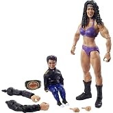 WWE Wrestlemania 37 Elite Collection Chyna Action Figure with Women&rsquo;s Championship and Paul Ellering and Rocco BuildAFigure Pieces6 in Posable Collectible Gift for WWE Fans Ages 8 Years Old and Up