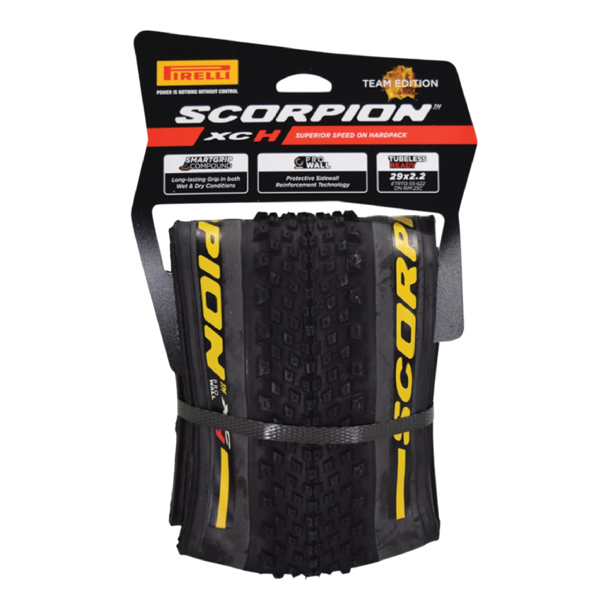 Pirelli Scorpion MTB H 29 x 2.2 Yellow, Adult Unisex, Black, Standard