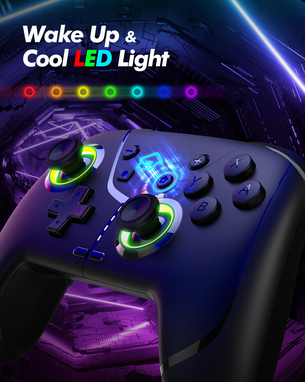 GMBACK Wireless Switch 2 Controller for Nintendo Switch 2/1/Lite/OLED, Bluetooth Game Controller for iPhone/Android/PC/Steam/Mac/iPad/TV with Loop Macro/Vibration/Motion Control/Turbo/800mAh Battery