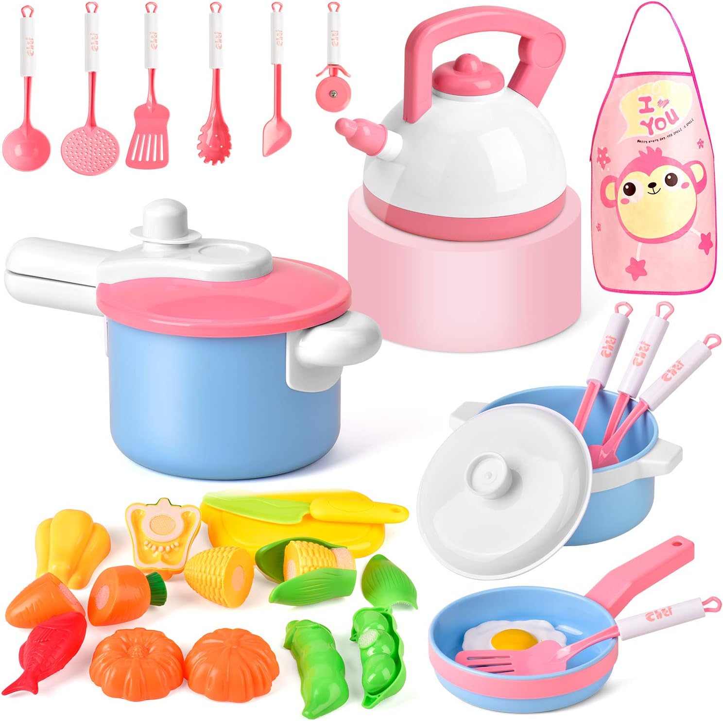 children's kitchen cooking set
