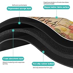 Coffee Bar Mat Accessories for Countertop Absorbent