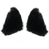 Agymo Fox Wolf Cat Ears Clips, Animal Furry Ears,Christmas Halloween Ears,Cosplay Costume Accessory Funny Gifts