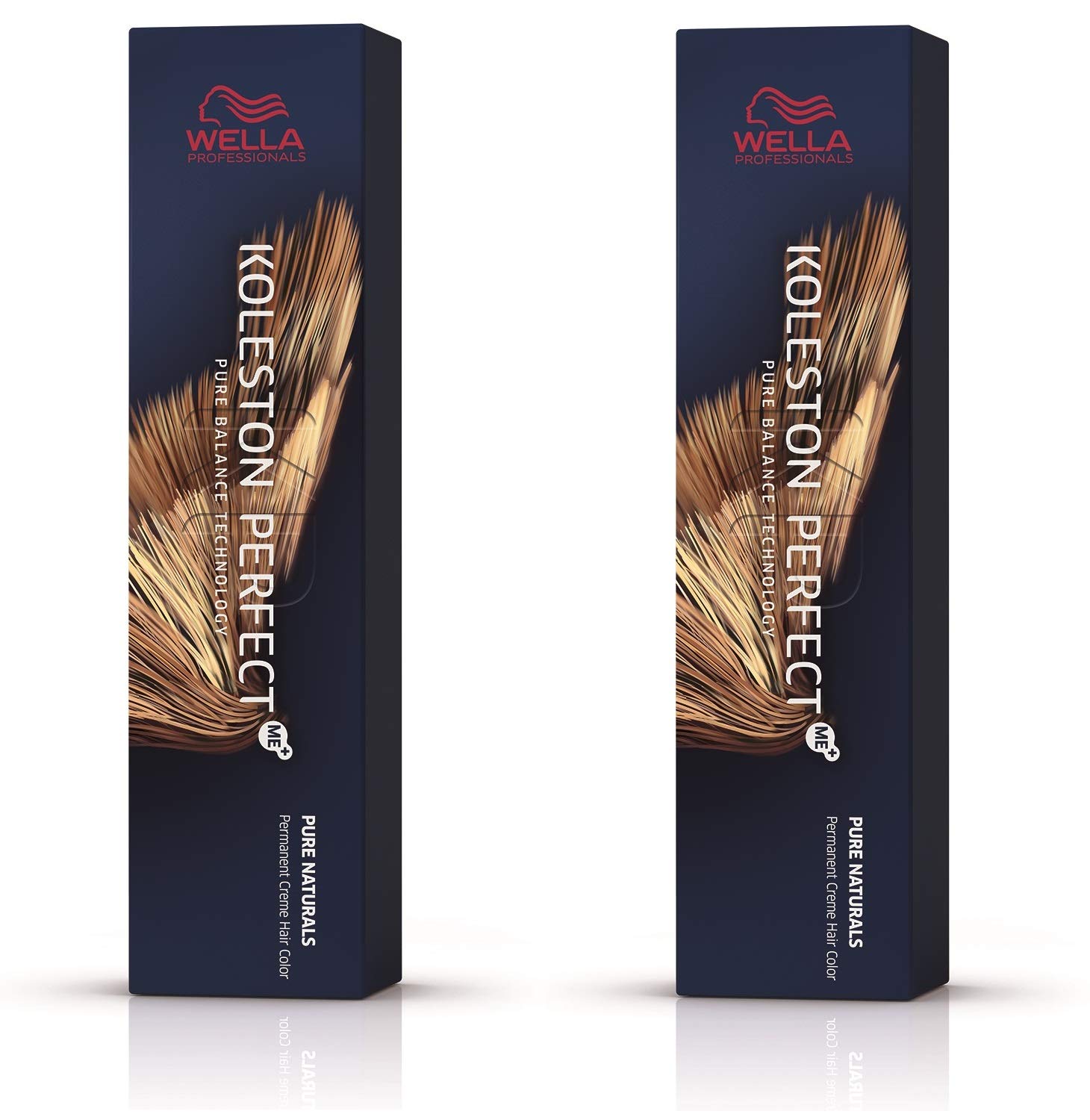Wella Professionals Wella Koleston Perfect ME KP Pure Naturals 5/00 Light Brown Natural Intense, Pack of 2