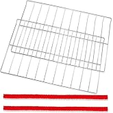 W10550642 Oven Rack, 24.84" x 15", Compatible with Whirlpool WFG505M0MS | Compatible with Whirlpool WFG505M0MS, WFG32000MS Replacement Parts, Compatible with Amana Series AGR3130BAW, AGR4230BAB