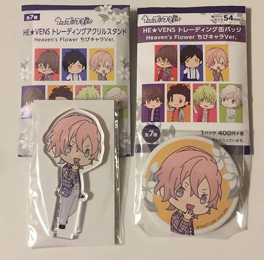 Amazon うたの プリンスさまっ うたプリ He Vens 缶バッジ アクリルスタンド Heaven S Flower ちびキャラ Ver 帝ナギ アニメ 萌えグッズ 通販