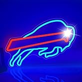 OvoNinn Football Neon Signs Football Team Led Sign for Wall Decor Man Cave Football Club USB Football Light Up Sign Gifts for Football Fans