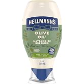 Hellmann's Olive Oil Mayonnaise 20 oz, Mayo Squeeze, Sandwich Spread, 1PK | For sandwiches, dips, dressings and simple meals; Omega-3 ALA; Olive Oil; 20 oz.