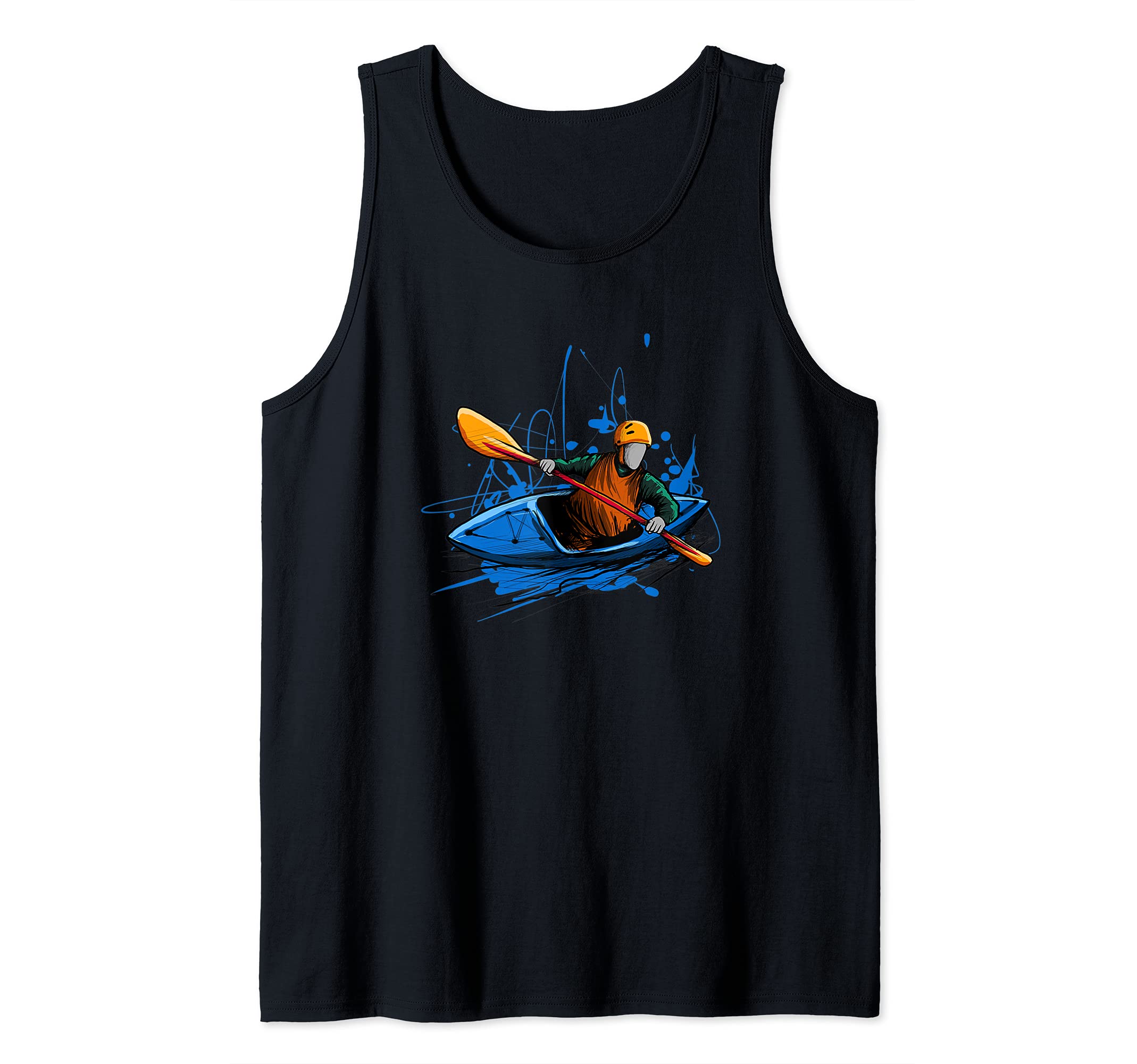 Kayaking Gift Kayak Rapids Tank Top