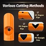 FoxBunny Pipe Lagging Insulation Foam Cutter 15mm 22mm 28mm Set view 5