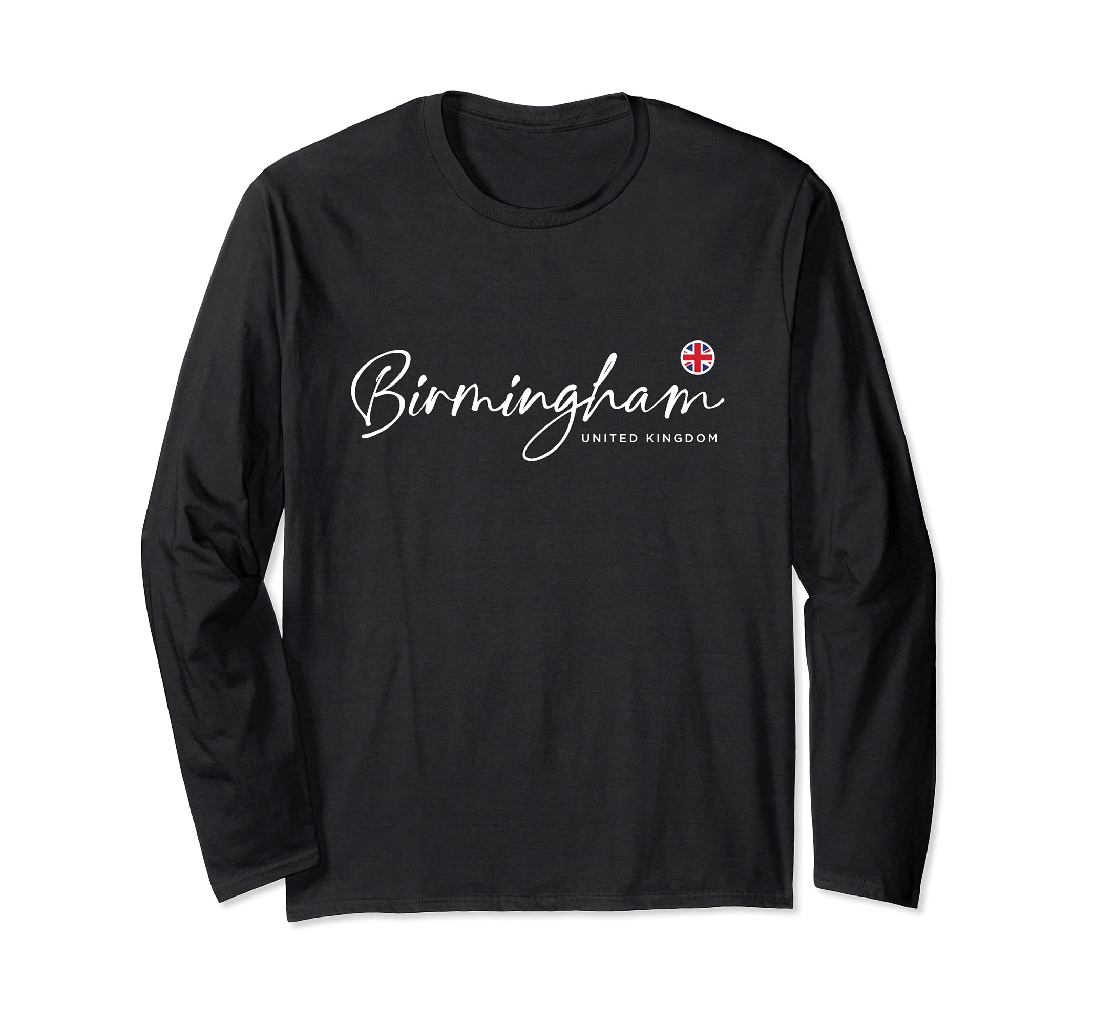 Birmingham United Kingdom UK Flag Long Sleeve T-Shirt