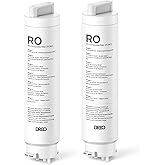 DREO 2-Pack Reverse Osmosis Water Filter, RO Water Filter 112/113/114/115 | Filter out 99.99% Contaminants including PFOA, PFOS, Chlorine, SGS Tested meeting NSF/ANSI 58 Standards, Last 265 gallons