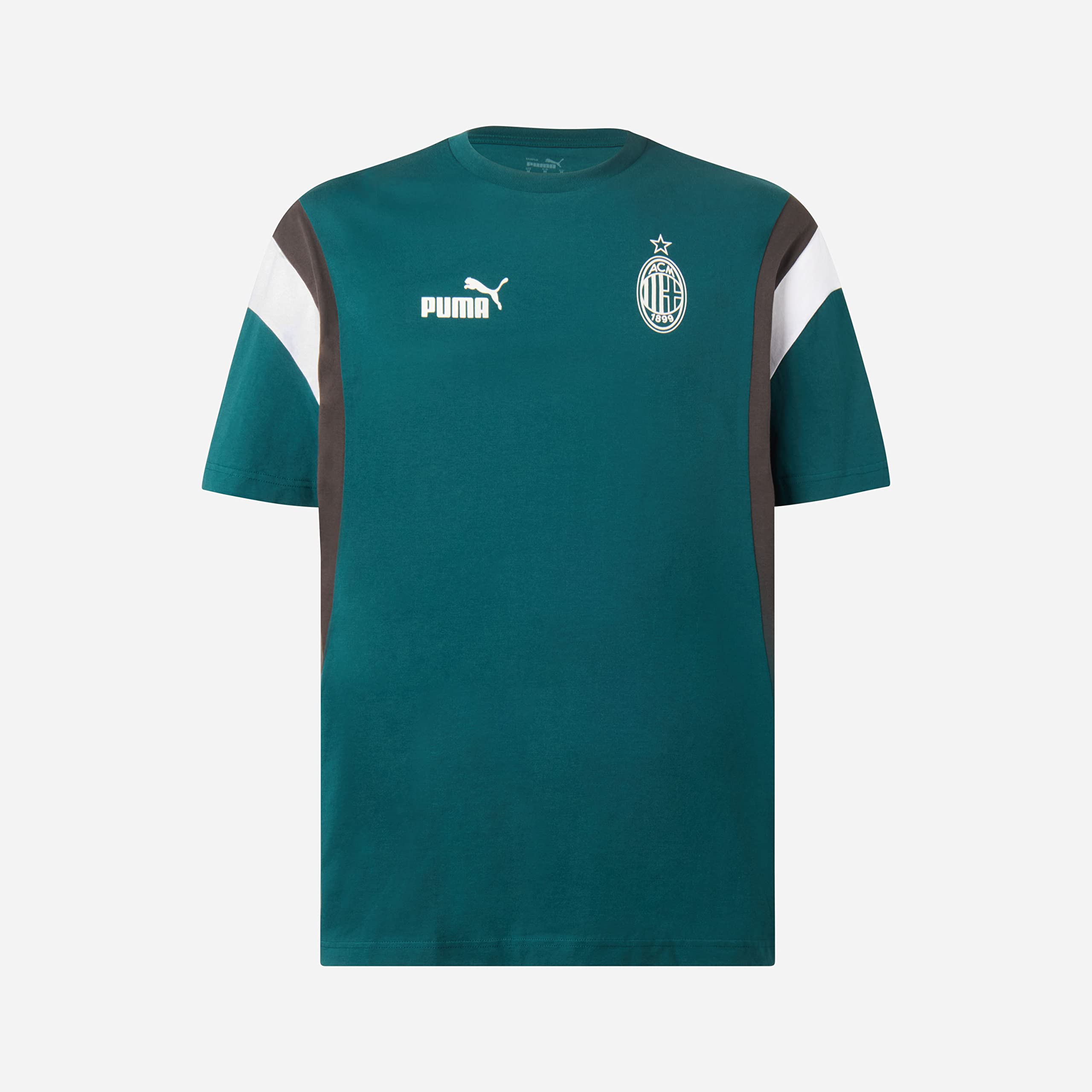 AC Milan 769339 FtblArchive Tee T-Shirt Men's Varsity Green-Flat Dark Gray M