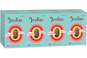 Joolies Organic Medjool Dates Snack Pack | 3 Pit-Free Dates, 8 Pack | Fresh California Grown Fruit | Vegan, Gluten-Free, Paleo, No Sugar Added | Single Serve, Great for Kids, Snacking & Dessert