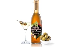Gourmanity Olive Juice for Dirty Martinis, Premium Olive Brine, The Ideal Martini Mix, Classic Cocktail Enhancer, Perfect Add