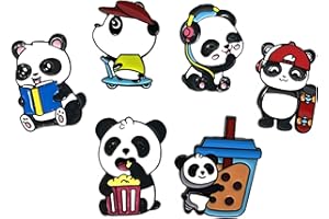 NINGLANG Cute Enamel Pin Set Lapel Pins Brooches Cartoon Animal Brooch Badge Pins for Clothes Bags Backpack Party Decoration Gift