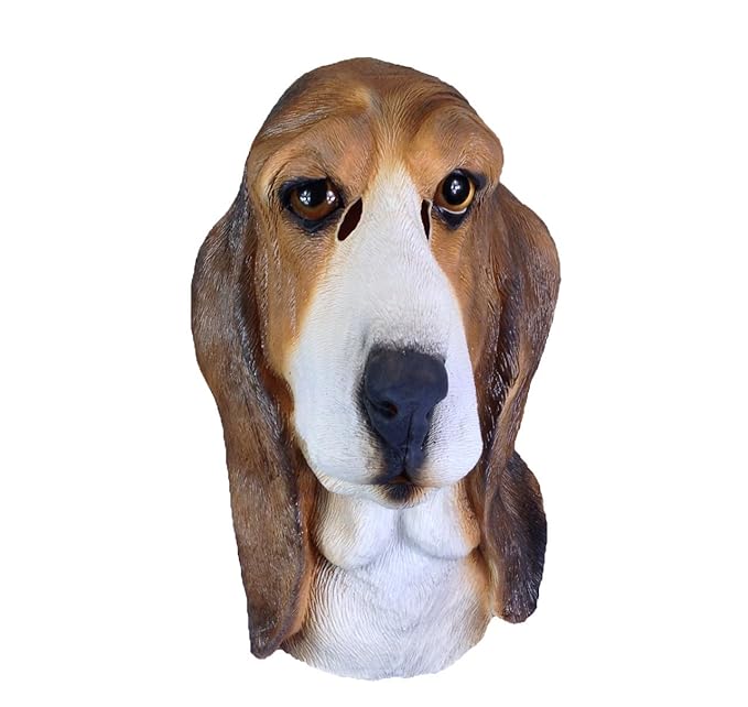 Beagle Hundemaske Filmqualität für Kostüm