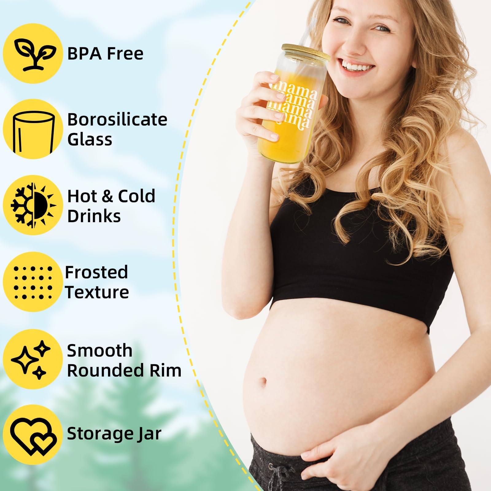 11-Piece New Mom Gifts After Birth for Girls, Pregnancy Gifts for First-Time Moms, Expecting Mom Care Package After Baby(White Bunny)