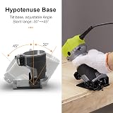 DEWINNER Electric Hand Wood Trimmer Router 220V 710W with 3 Bases view 8