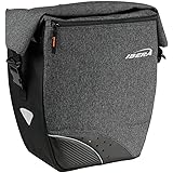 Ibera G-2 PakRak Pro Panniers - Bike Bags with Quick-Release System - Spacious Storage and Reflective Details - Set of 2