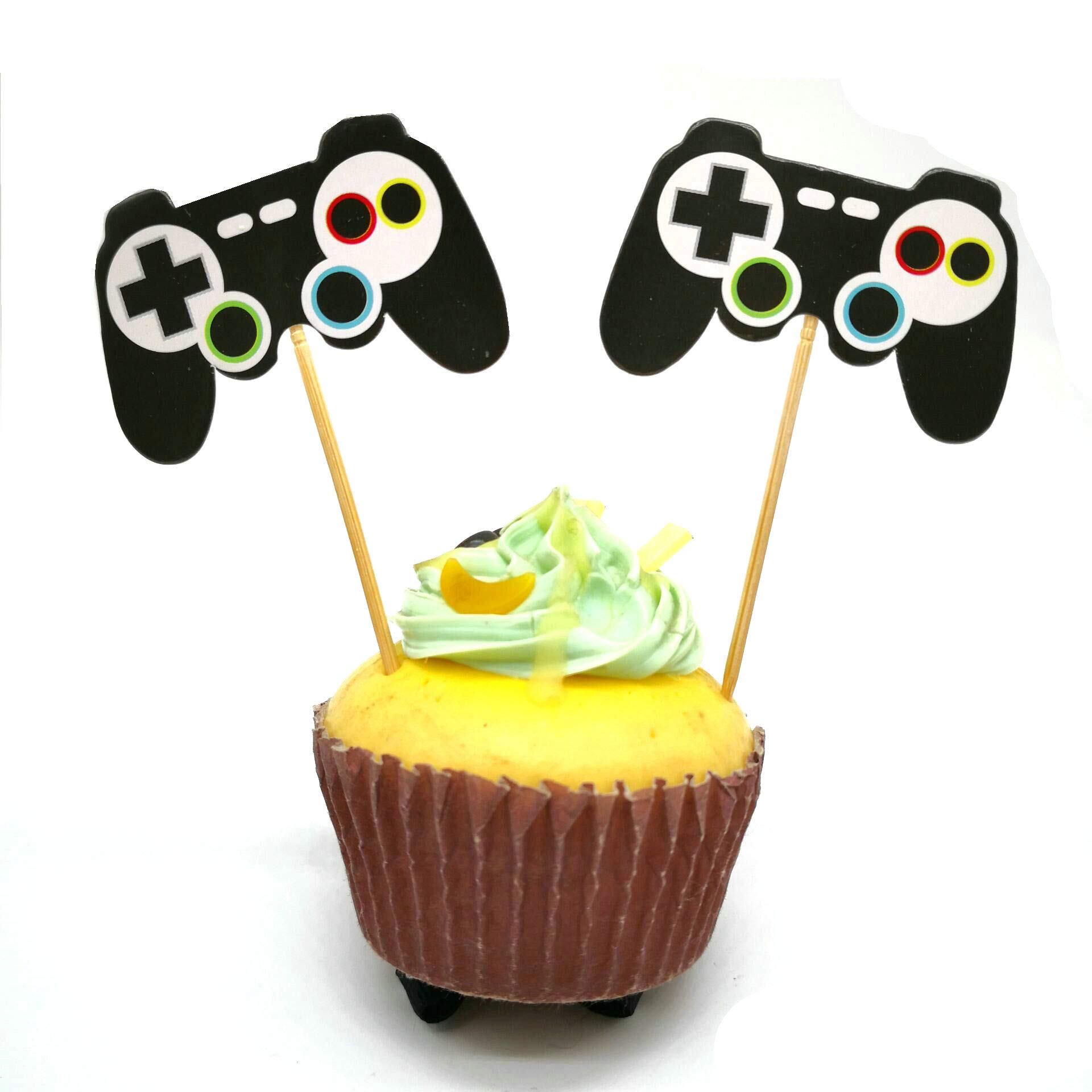 Video Game Party Cupcake Toppers Perfect For Gaming Theme Party | Desertcart Seychelles video-game-party-cupcake-toppers-perfect-for-gaming-theme-party-desertcart-seychelles