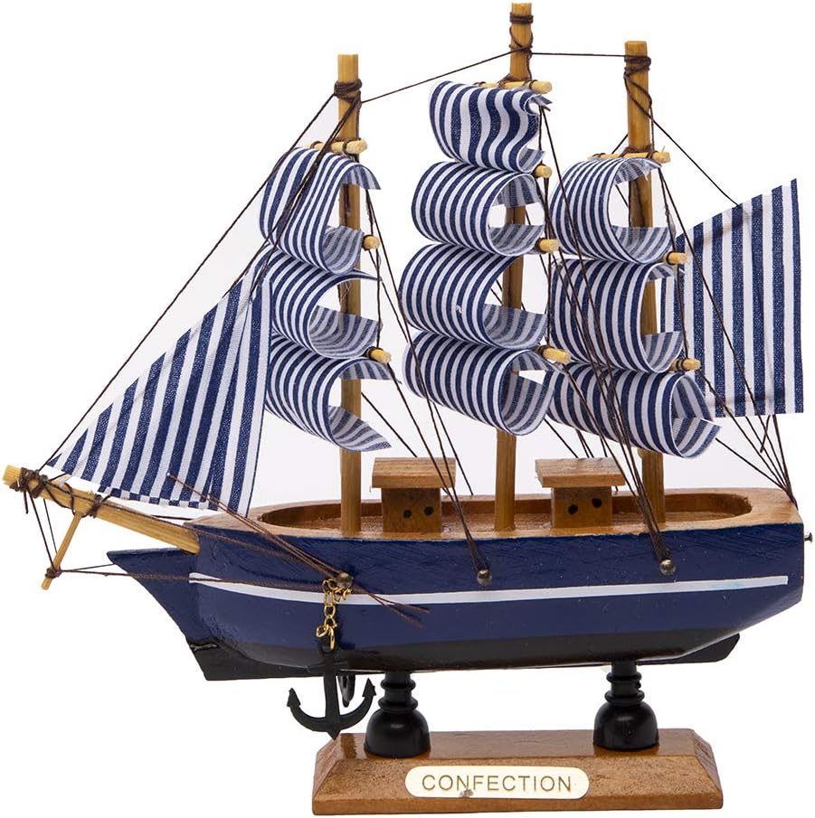 Buy Market99 Decorative Boat, Handcrafted Wood, for Home & Office Décor
