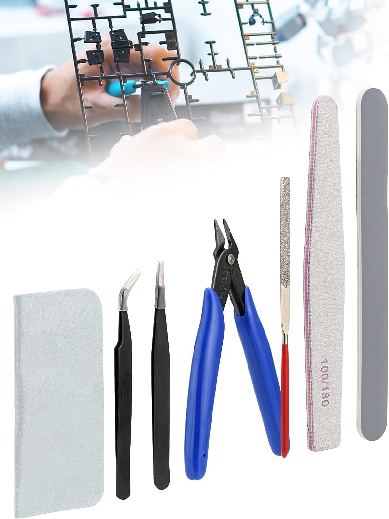 Mellbree Model Making Tools Kit 14Pcs Plastic Model Craft Set Gundam Car