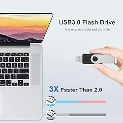 KOOTION 5 Pack 32GB USB 3.0 Flash Drives Swivel USB