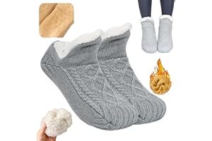 Snowsof Warm Fuzzy Winter Socks for Women - Warm Thick Socks, Thermal Snow Socks for Cold Weather