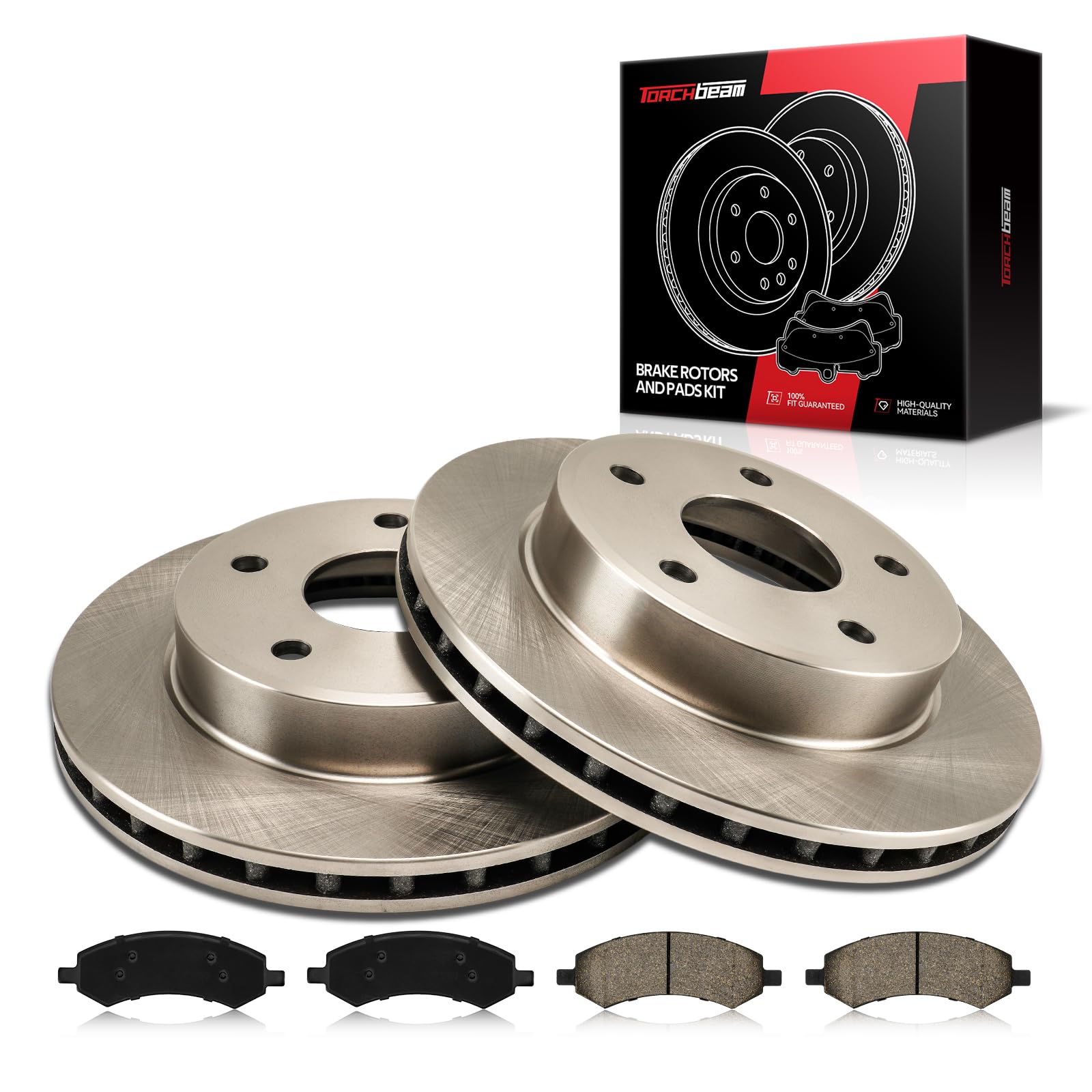 Torchbeam Front Brake kit|Brake Pads and Rotors Kit