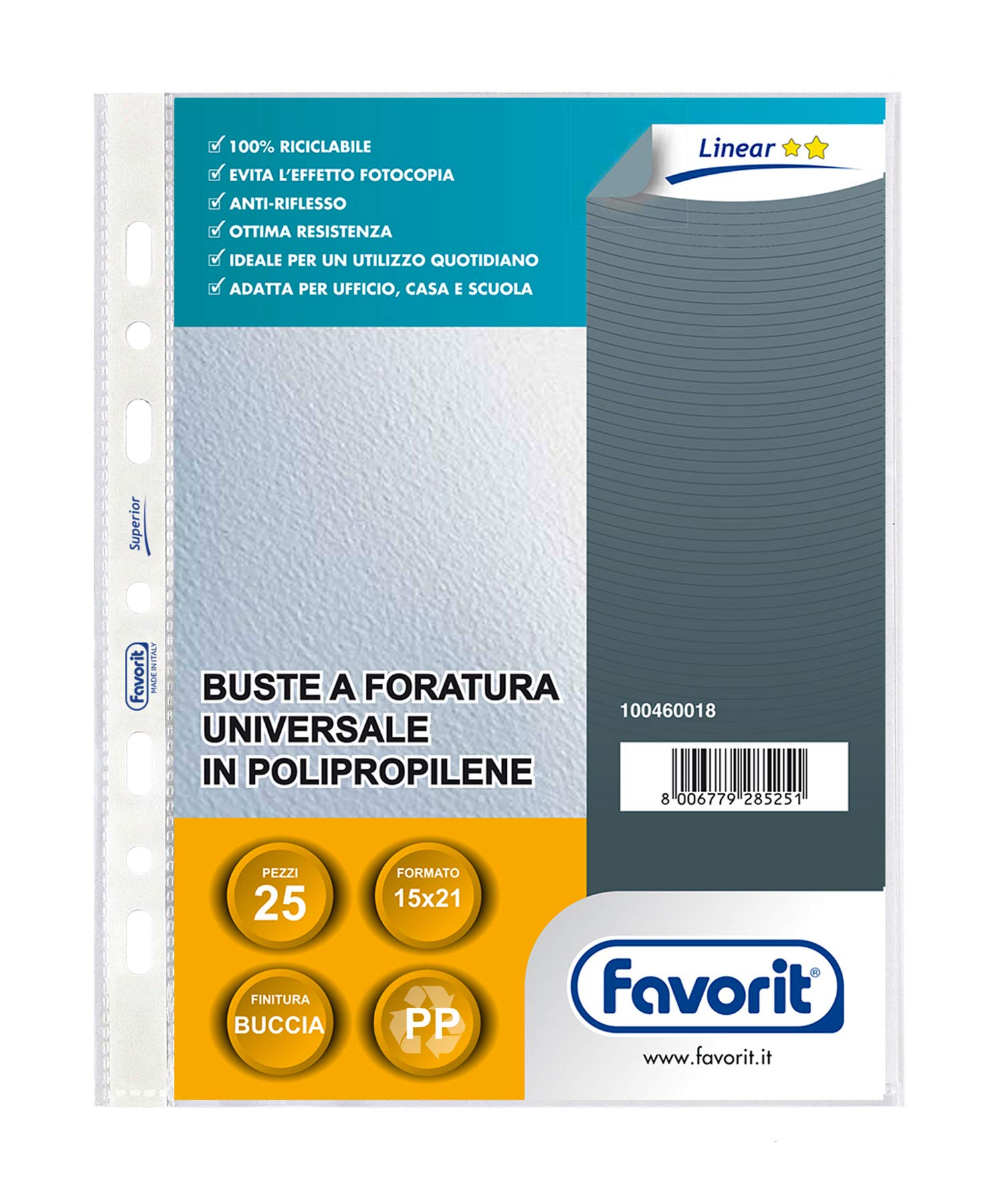 Favorit 100460018 Protects documents, Transparent.