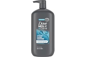 DOVE MEN + CARE Body and Face Wash Hydrating Clean Comfort Men's Body Wash with 24-Hour Nourishing Micromoisture Technology 30 oz