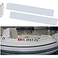 Hardline Products Registration Sticker Plate for Inflatable Dinghy, Boat or Tender. - 11-5064