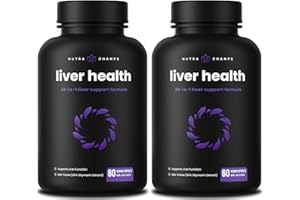 Liver Cleanse Detox & Repair Formula – 25+ Herbal Ingredients for Liver Health – Milk Thistle (80% Silymarin), Artichoke, Dan