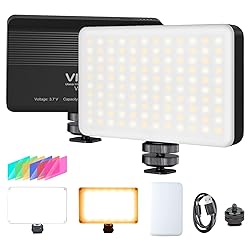 VIJIM VL120 LED on Camera Video Light,Mini Bi-Color