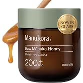 Manukora Raw Manuka Honey, MGO 200+, New Zealand Honey, Non-GMO, Traceable from Hive to Hand, Daily Wellness Support - 250g (8.82 Oz)