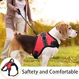FYY No Pull Dog Harness Breathable Adjustable Vest Reflective Red XL view 2