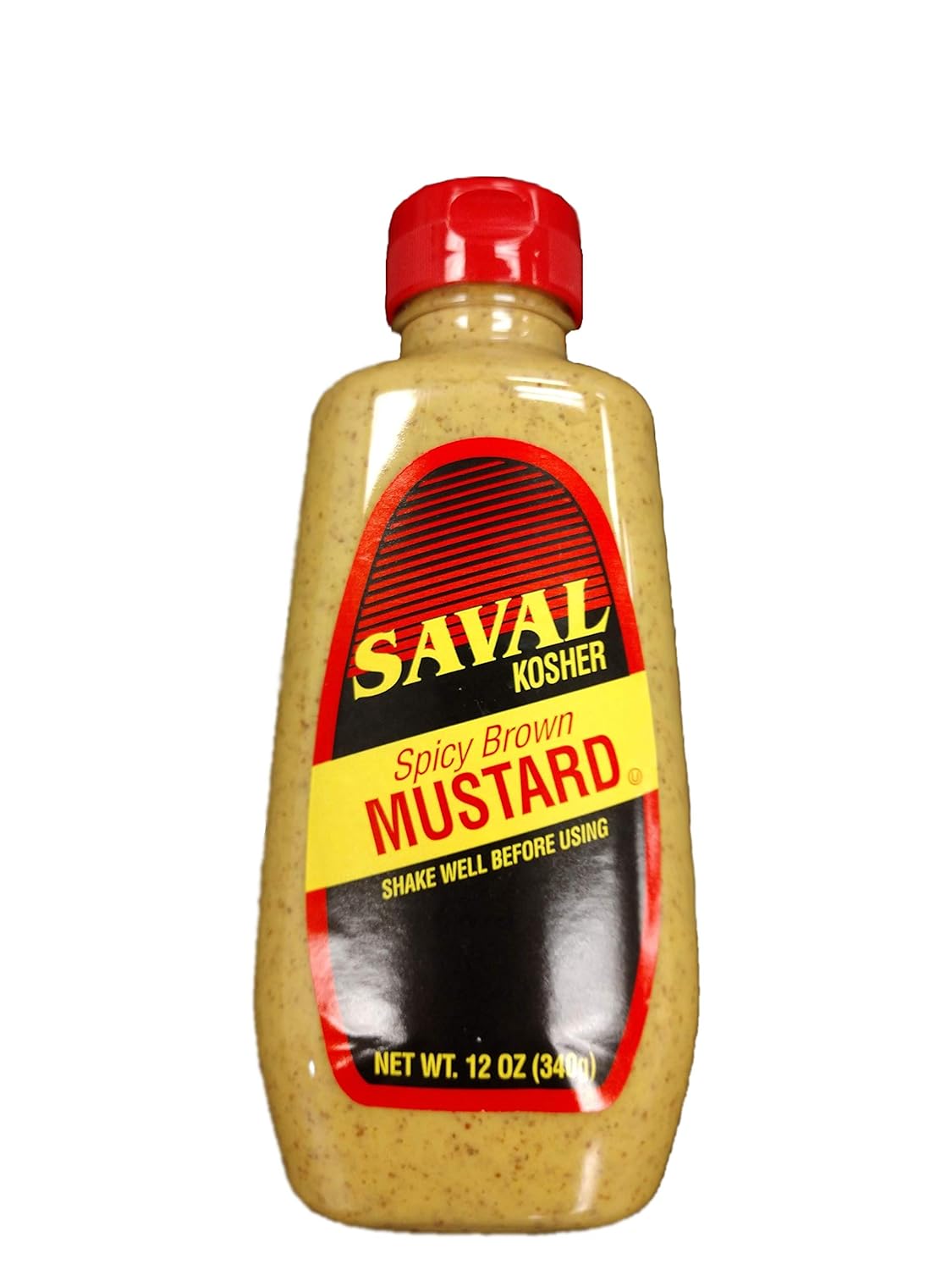 Saval Deli Spicy Brown Mustard 3 pack of 12 oz. Bottle