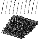 Laicky Bobby Pins, 200Count Black Hair Pins Hairpins with Box for Women Lady Girls Kids Hair Pin Invisible Wave Hairgrip Barr