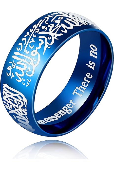 Jude Jewelers Stainless Steel Signet Muslim Islamic Ring Arabic
