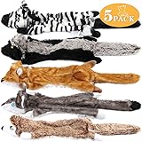 M JJYPET Small Dog Chew Toys,Puppy Teething Toys, No Stuffing and Stuffing Squeaky Toys