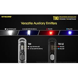 Nitecore Tiki LE Keychain Flashlight, 300 Lumens