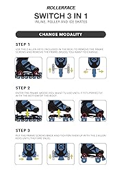 Rollerface Switch 3-in-1, Interchangeable in 3