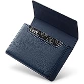 VULKIT Business Card Holders Large Capacity for 30-40 Business Cards with RFID Blocking Magnetic Closure