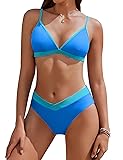 AI'MAGE Womens Sexy Triangle Bikini Set High Cut