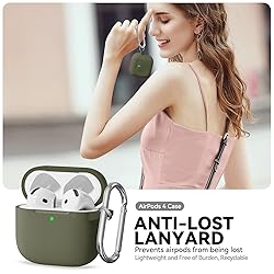 for AirPods 4 Case, Soft Silicone Protective Case