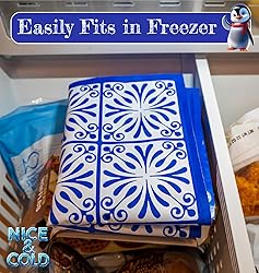 Reusable Freezable Ice Mat for Keeping Food