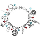 BEKECH Movie-Inspired Bracelet - Percy Jackson Cosplay Jewelry - Fans Gift and Movie Merch for Women Girls