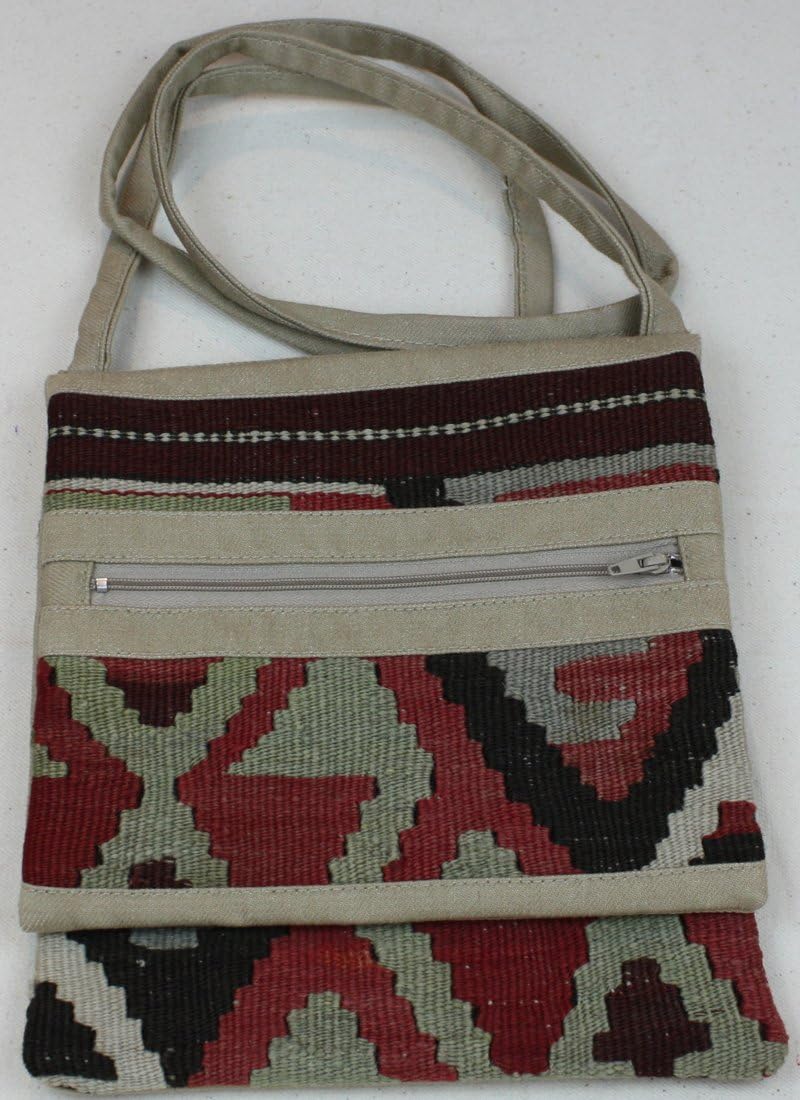 Turkish Handmade Kilim Bag - Size:25 x 20 cm Code H105