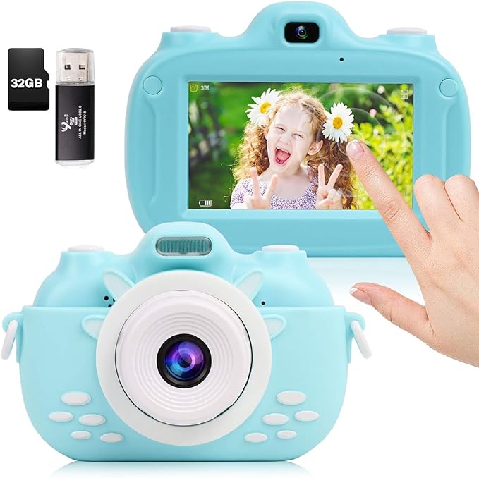 Kids Camera, 3Inch LCD Touch Screen Digital Children Amazon.co.uk